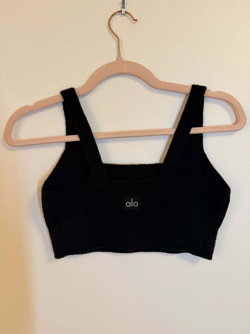 Snuggle Up Sweater Bra - Black